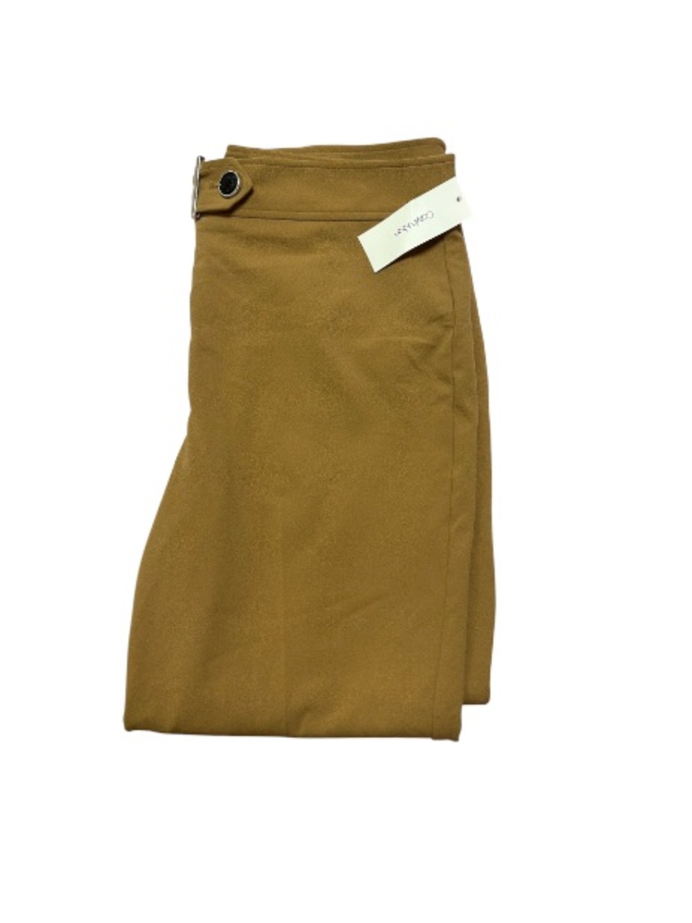 Calvin Klein Camel Brown Waist Detail Pants